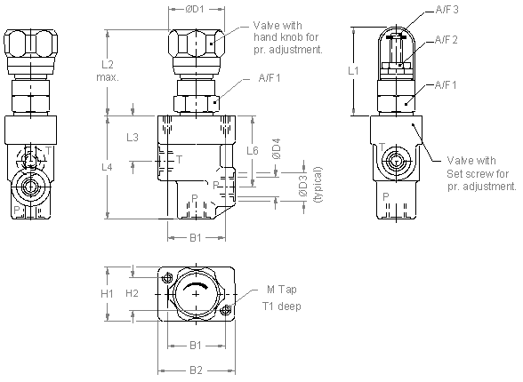 DIRECT ACTING PRESSURE RELIEF VALVE - DPR